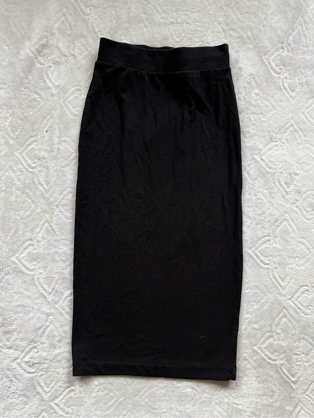 H&M Black Stretch Pencil Skirt